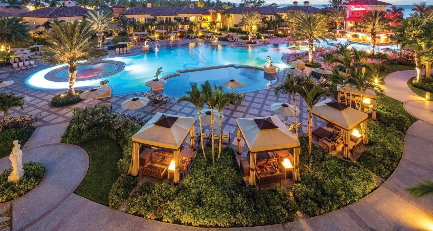 Beaches Turks & Caicos resort on the turquoise water of Grace Bay