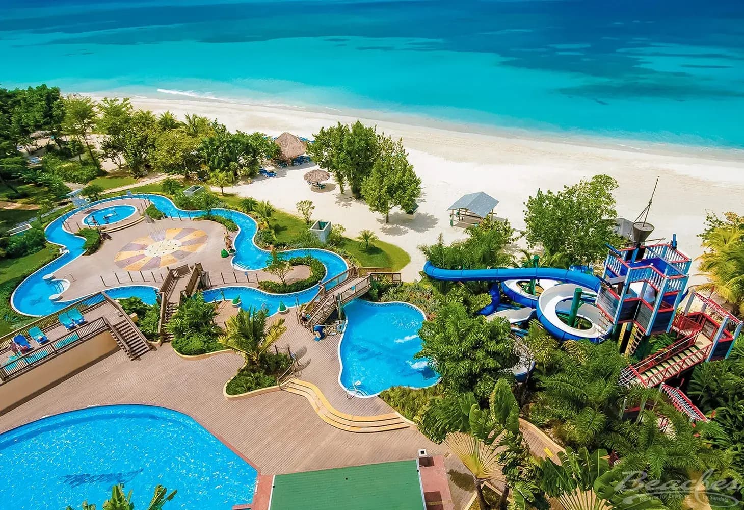 Beaches Negril along the seven-mile white sand beach of Long Bay