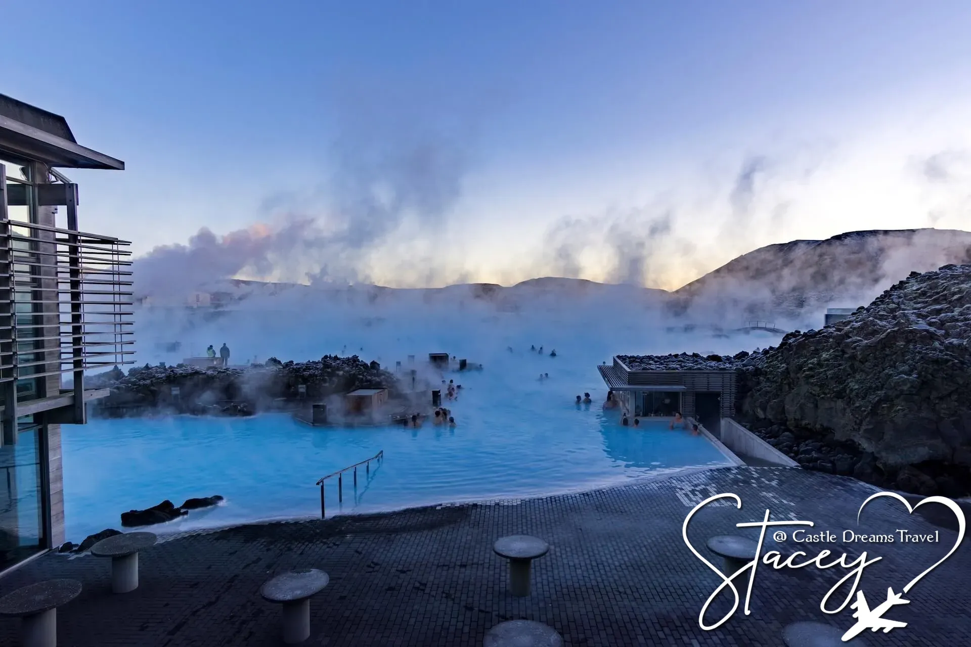 Milky blue geothermal waters of Iceland's Blue Lagoon