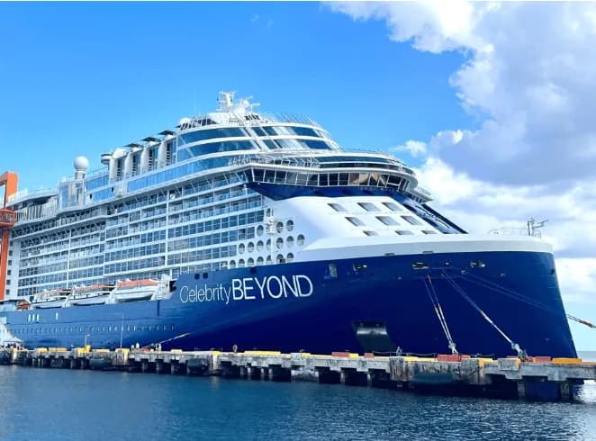 Celebrity Cruises ship at sea