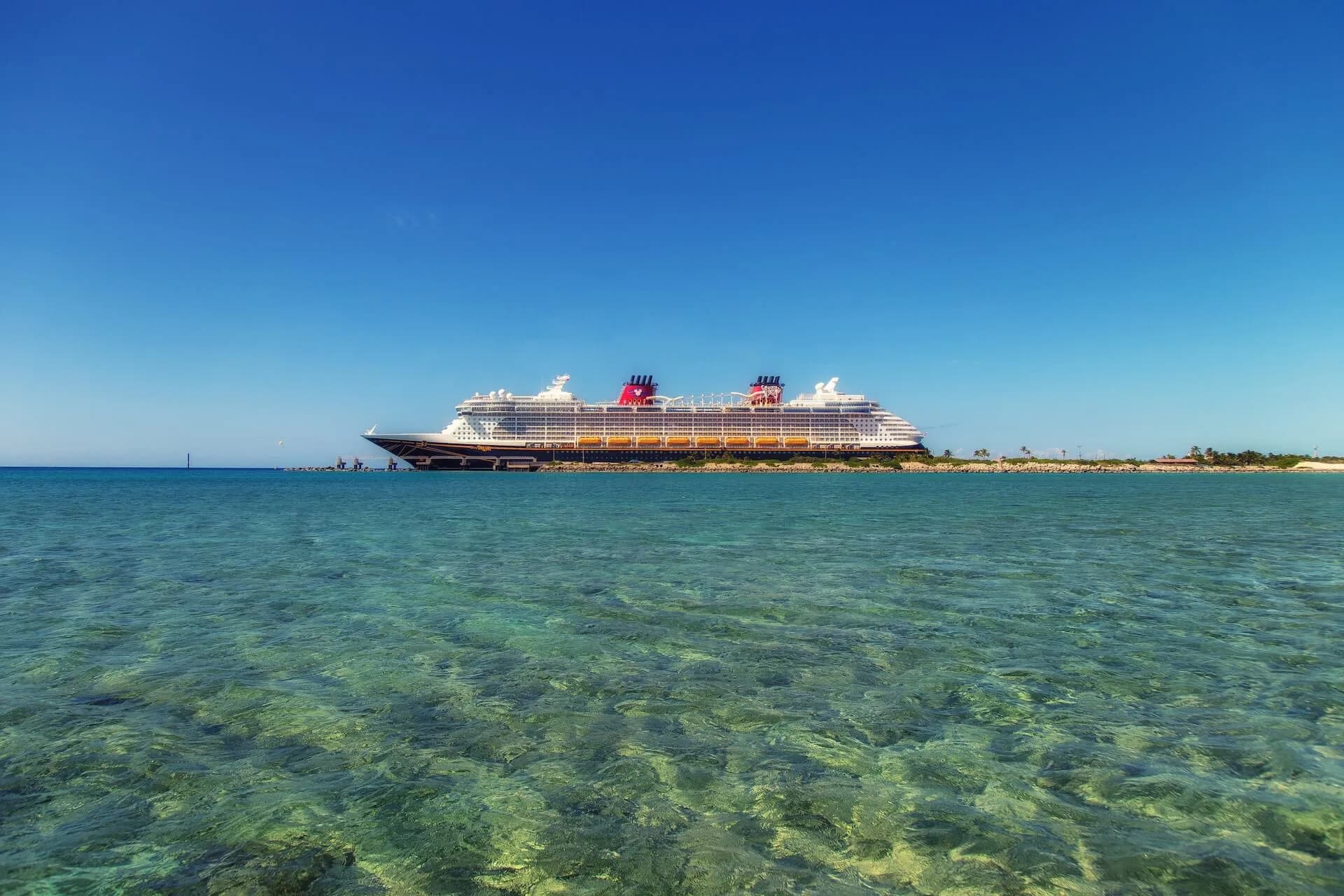 Disney Cruise Line ship at sea