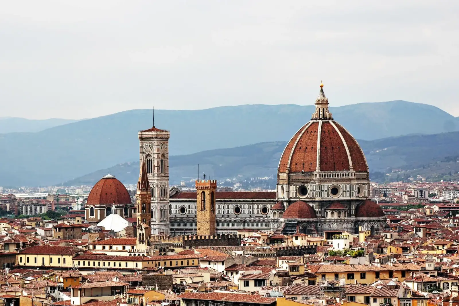 Florence Cathedral's dome rising over the Tuscan city