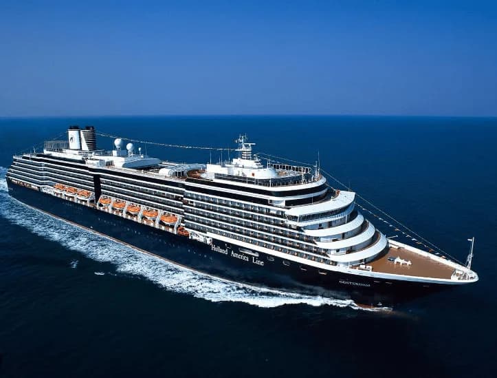 Holland America Line ship at sea