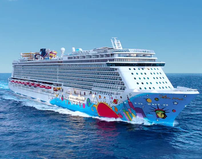 Norwegian Cruise Line ship at sea