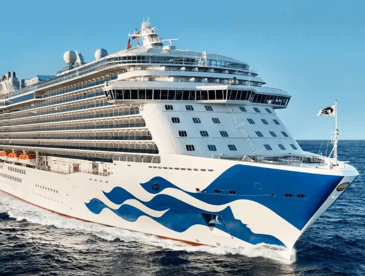 Princess Cruises ship at sea