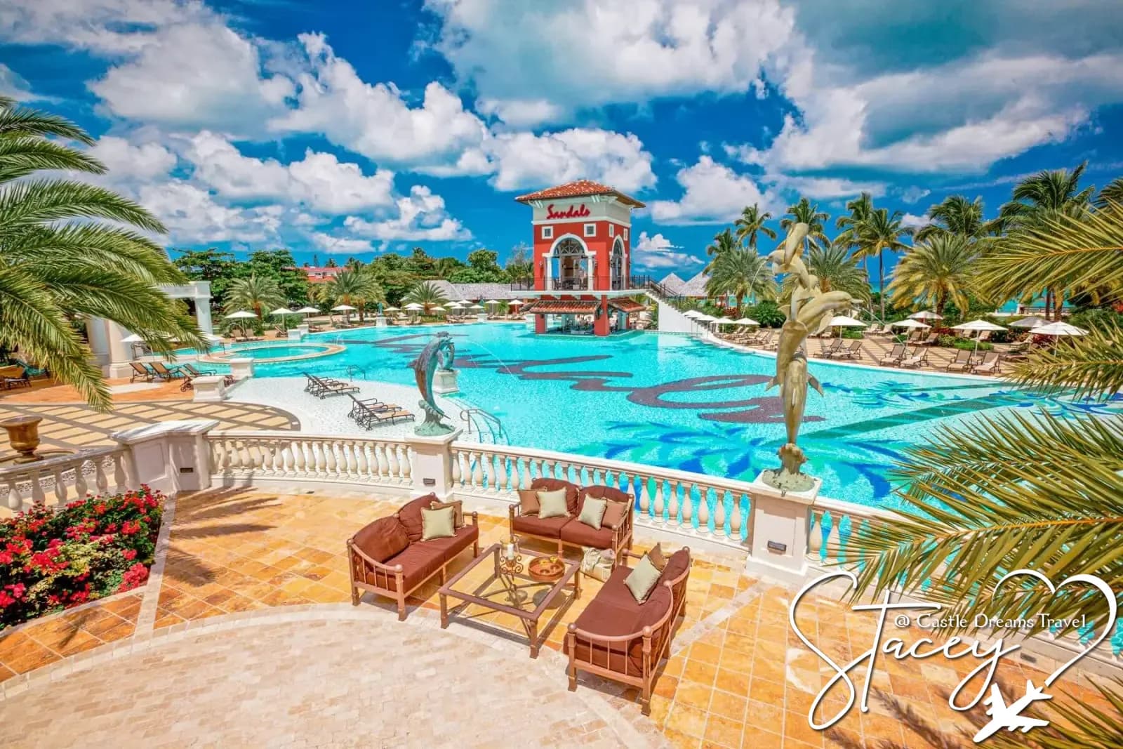 Sandals Grande Antigua Resort & Spa beachfront grove