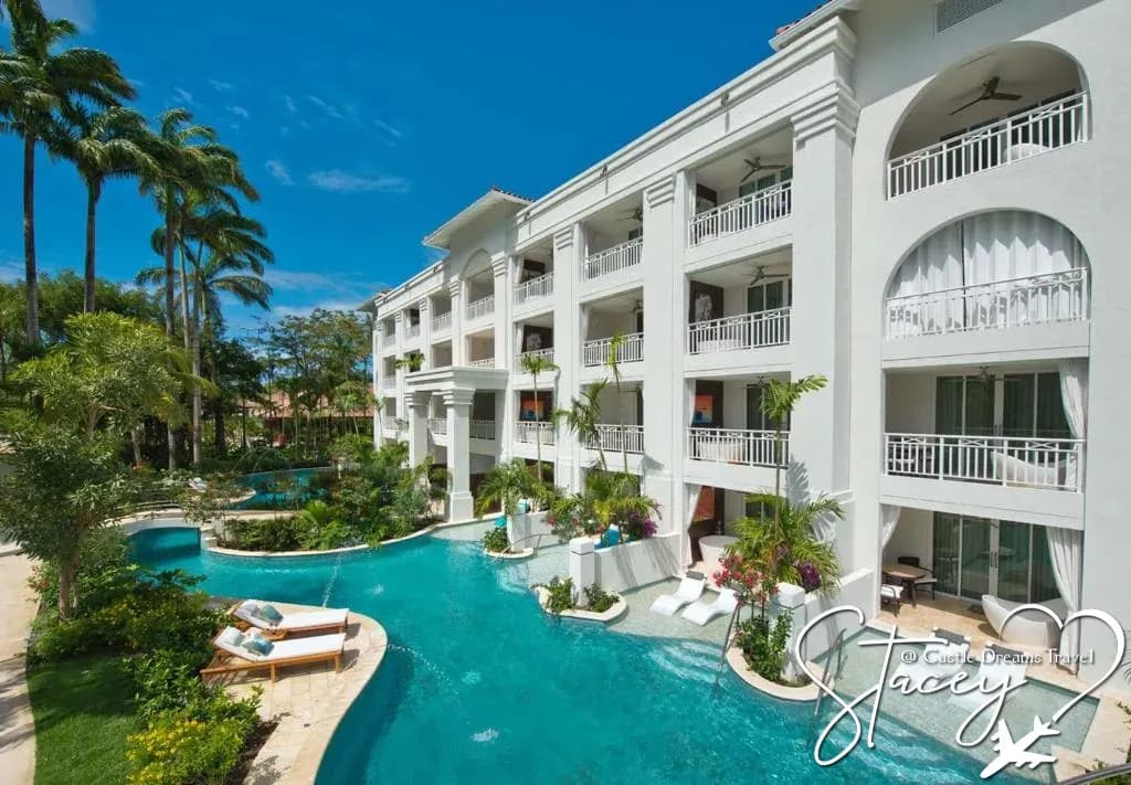 Sandals Barbados white sand beach and azure water