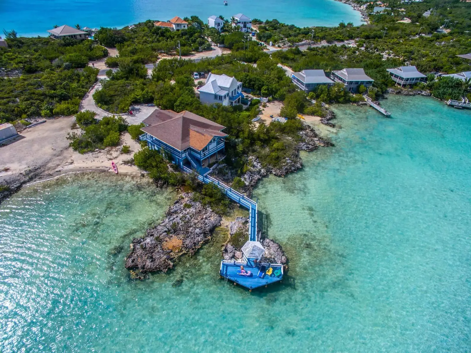 Powdery white sand of Grace Bay Beach, Turks and Caicos
